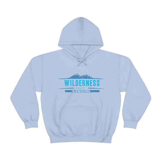 Chill Stitch – Wilderness Road Less Traveled - Unisex Hooded Hoodie Sweatshirt – Embrace Your Vibe