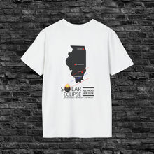  ILLINOIS Total Solar Eclipses April 8  2024  Total Eclipse  |  Unisex Soft Style Tee T-Shirt |  Embrace Your Vibe