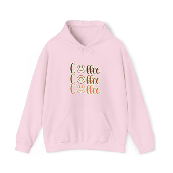 Coffee Bean Smile Face | Coffee Latte Drink | Unisex Hooded Hoodie Sweatshirt  | Chill Stitch Clothing