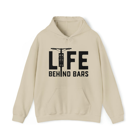 Bike Sweatshirt | MTB Mountain Bike Life Behind Bars 2 | Unisex Hooded Hoodie Sweatshirt