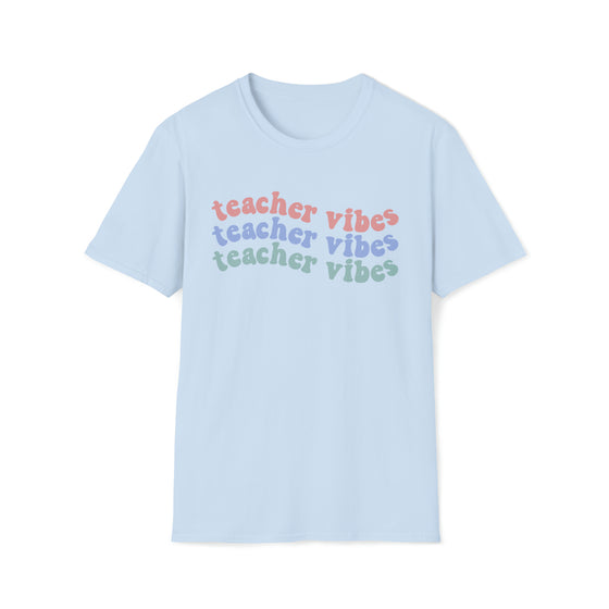 Teacher Life Shirt | Teaching Vibes | Unisex Soft Style Tee T-Shirt