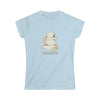 Yoga Namaste Stacked Stones |  Women's Soft style Tee | Embrace Your Vibe