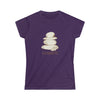 Yoga Namaste Stacked Stones |  Women's Soft style Tee | Embrace Your Vibe