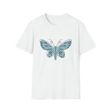  Abstract Shapes V18 Butterfly Nature  Life | Unisex Soft Style Tee T-Shirt | Embrace Your Vibe