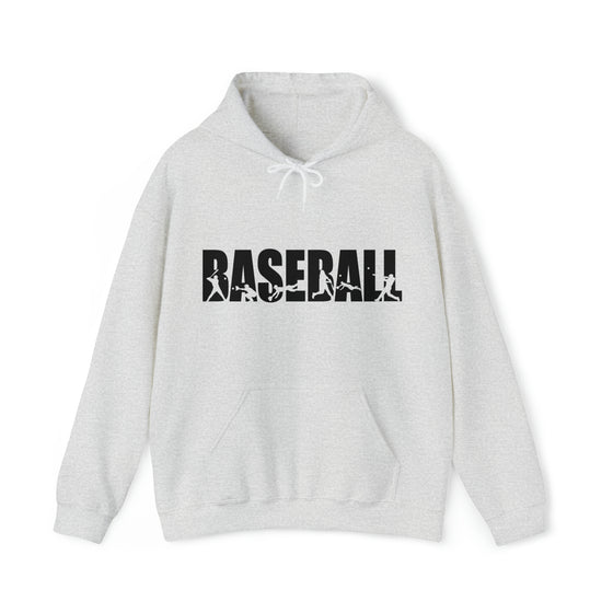 Baseball Silhouette Sport | Unisex Hooded Hoodie Sweatshirt | Embrace Your Vibe