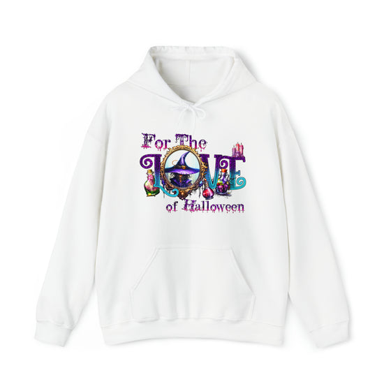 Halloween Sweatshirt |For The Love Of Halloween | Unisex Hooded Hoodie Sweatshirt