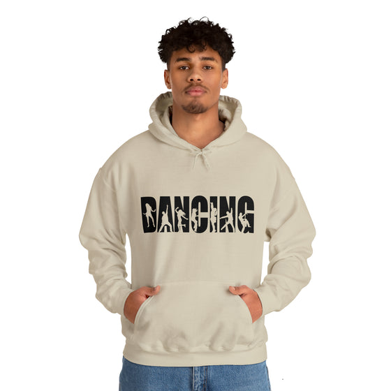 Dancing Dance Sweatshirt | Silhouette Sports Name | Unisex Hooded Hoodie Sweatshirt