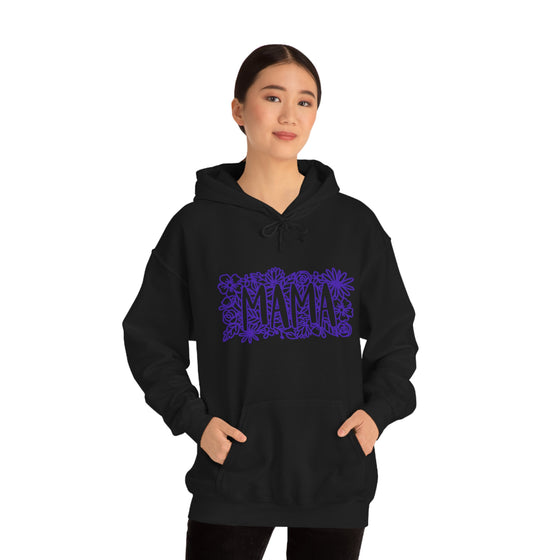 Flower Lattice Mama Sweatshirt | Unisex Hooded Hoodie Sweatshirt