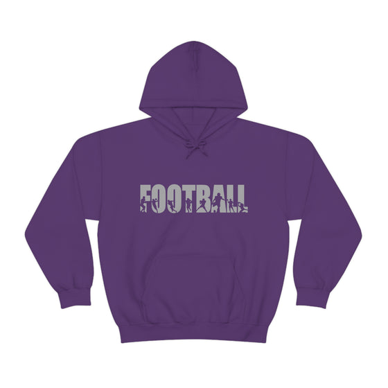 Chill Stitch – Football Sport - Unisex Hooded Hoodie Sweatshirt – Embrace Your Vibe