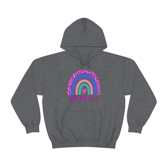 Chill Stitch – Mom Life Rainbow - Unisex Hooded Hoodie Sweatshirt – Embrace Your Vibe