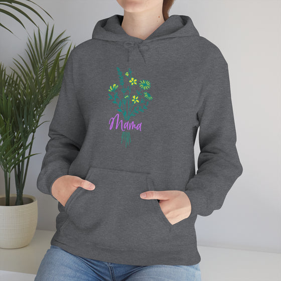 Chill Stitch – Wildflower Bouquet Mama - Unisex Hooded Hoodie Sweatshirt – Embrace Your Vibe