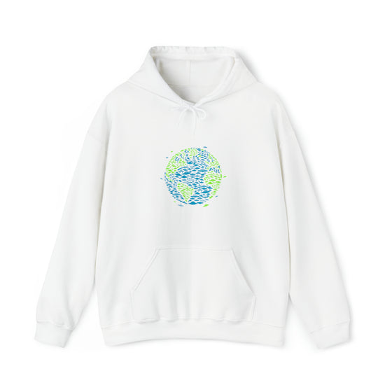 Abstract Sweatshirt | UFO Invasion Earth Life | Abstract Unisex Hooded Hoodie Sweatshirt