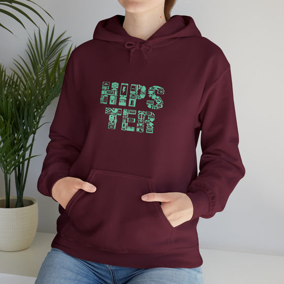 Hipster Sweatshirt  | Abstract Unisex Hooded Hoodie Sweatshirt