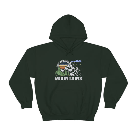 Faith Move Mountains Sweatshirt | Unisex Hooded Hoodie Sweatshirt