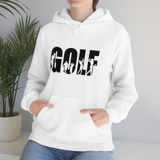 Chill Stitch – Golf Sport - Unisex Hooded Hoodie Sweatshirt – Embrace Your Vibe