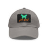 Free Spirit Butterfly Hat | Leather Patch Baseball Cap