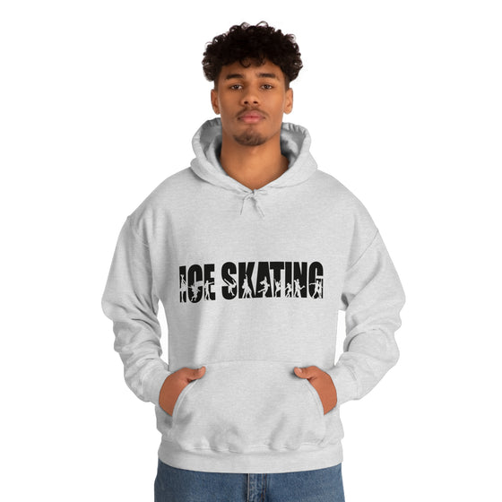 Chill Stitch – Ice Skating Sport - Unisex Hooded Hoodie Sweatshirt – Embrace Your Vibe