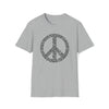 Abstract Shirt | War Peace Symbol Machine | Abstract Unisex Soft Style Tee T-Shirt