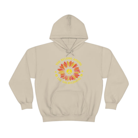 Among Wildflowers | Unisex Hooded Sweatshirt | Embrace Your Vibe