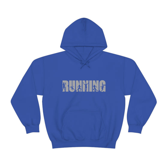 Chill Stitch – Running Sport - Unisex Hooded Hoodie Sweatshirt – Embrace Your Vibe