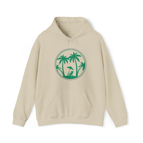 Beach Sweatshirt | Tree of Life Palm Beach | Unisex Hooded Hoodie Sweatshirt