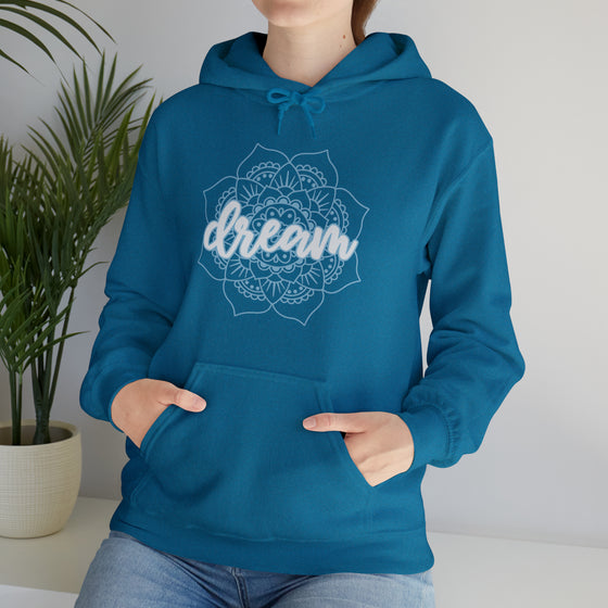 Boho Dream Easy Mandala | Unisex Hooded Hoodie Sweatshirt | Embrace Your Vibe