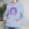 Chill Stitch – Mom Life Rainbow - Unisex Hooded Hoodie Sweatshirt – Embrace Your Vibe