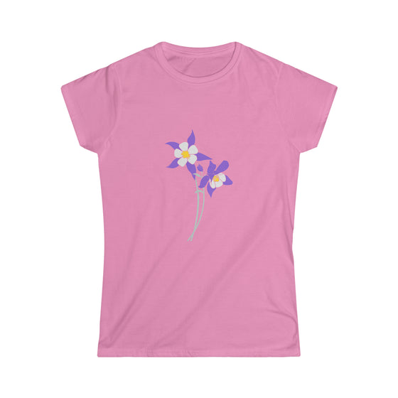 Flower Swig Flowers Shirt | Boho Bohemian Women’s  |  Soft Style Tee T-Shirt