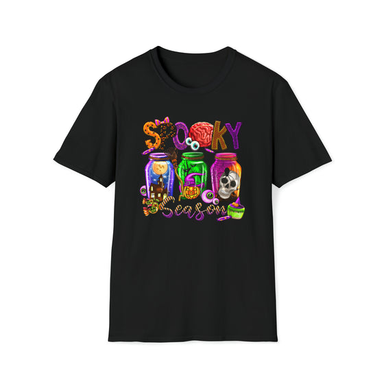 Halloween Shirt | Spooky Season Specimen Jars | Unisex Soft Style Tee T-Shirt