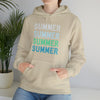 Summer Sweatshirt | Summer Living Summertime | Unisex Hooded Hoodie Sweatshirt