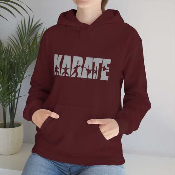 Chill Stitch – Karate Sport - Unisex Hooded Hoodie Sweatshirt – Embrace Your Vibe