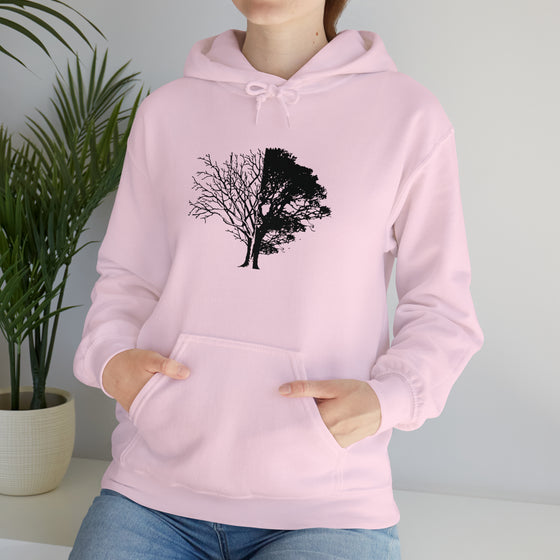 Tree Life Sweatshirt | Life And Death Tree | Abstract Unisex Hooded Hoodie Sweatshirt