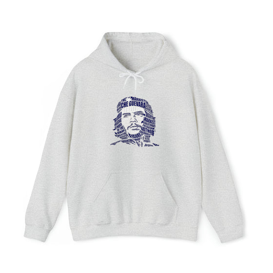 Che Guevara Sweatshirt | Unisex Hooded Hoodie Sweatshirt | Calligram Word Design Hoodie