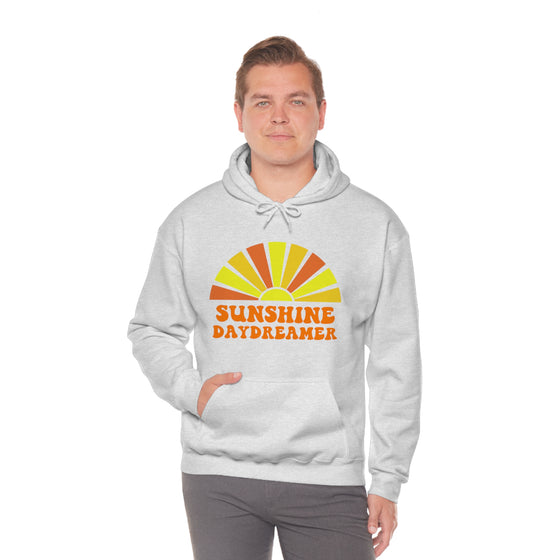Chill Stitch – Sunshine Day Dreamer - Unisex Hooded Hoodie Sweatshirt – Embrace Your Vibe