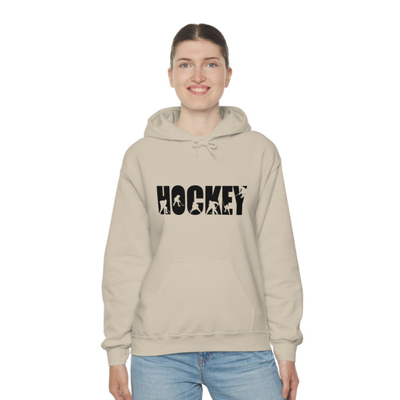 Chill Stitch – Hockey Sport - Unisex Hooded Hoodie Sweatshirt – Embrace Your Vibe
