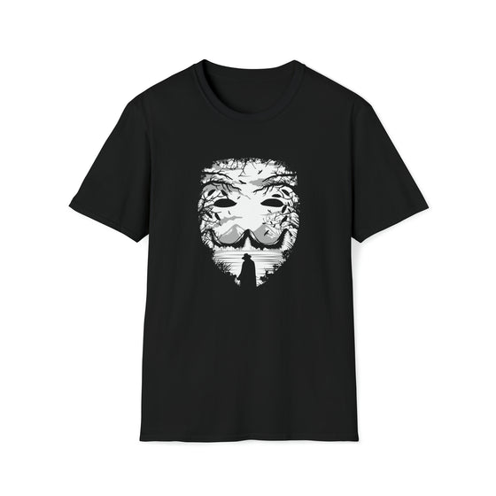 Abstract Shirt | Nature The Mask Fishing | Abstract Unisex Soft Style Tee T-Shirt