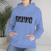 Chill Stitch – Skiing Sport - Unisex Hooded Hoodie Sweatshirt – Embrace Your Vibe