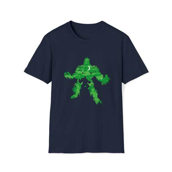 Green Monster Hulk | Abstract Unisex Soft Style Tee T-Shirt
