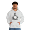 Michael Jordan Basketball | Unisex Hooded Hoodie Sweatshirt  | Calligram Word Design