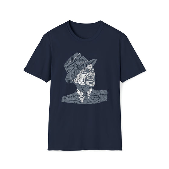 Frank Sinatra | Unisex Soft Style Tee T-Shirt | Embrace Your Vibe | Calligram Word Design