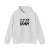 Halloween Sweatshirt | Just Here For The Candy | Unisex Hooded Hoodie Sweatshirt