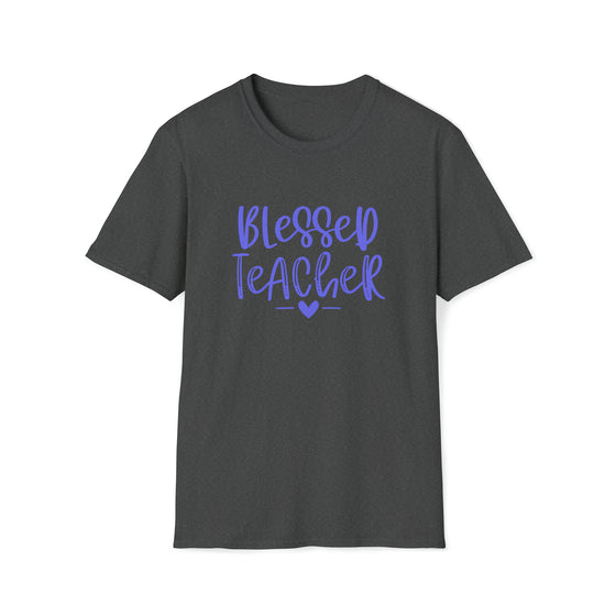 Teacher Life Shirt | Teaching Blessed Teacher | Unisex Soft Style Tee T-Shirt