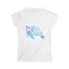 Floral Mandala SeaTurtle Shirt | Sea life Boho Bohemian |  Women’s Soft style Tee T-shirt