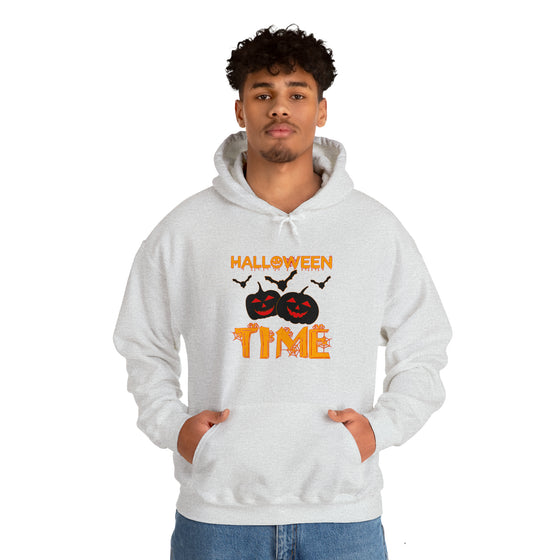 Halloween Sweatshirt | Pumpkin Time | Unisex Hooded Hoodie Sweatshirt | Embrace Your Vibe