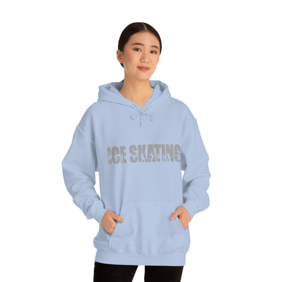 Chill Stitch – Ice Skating Sport - Unisex Hooded Hoodie Sweatshirt – Embrace Your Vibe