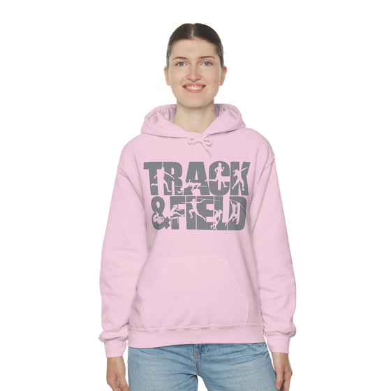 Chill Stitch – Track & Field Sport - Unisex Hooded Hoodie Sweatshirt – Embrace Your Vibe