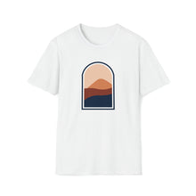  Abstract Shirt | Window Sunrise Sunset Abstract Shapes V14 | Unisex Soft Style Tee T-Shirt