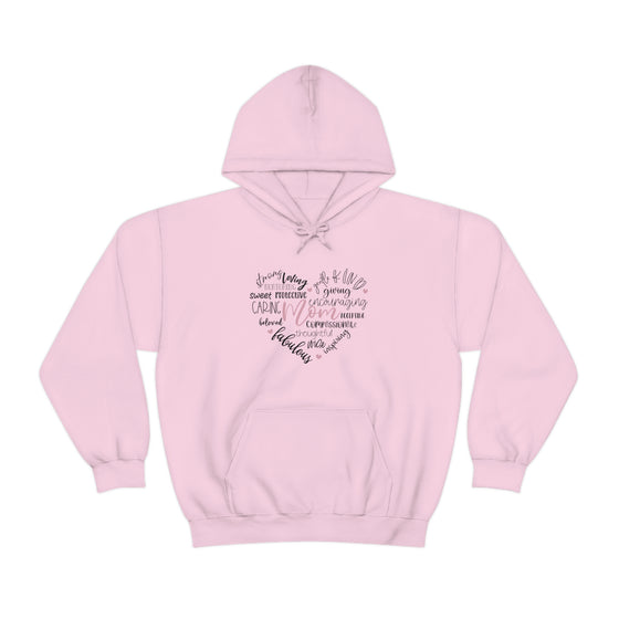 Chill Stitch – Mom Heart Descriptions - Unisex Hooded Hoodie Sweatshirt – Embrace Your Vibe