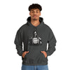 Michael Jordan Basketball | Unisex Hooded Hoodie Sweatshirt  | Calligram Word Design
