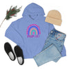 Chill Stitch – Mom Life Rainbow - Unisex Hooded Hoodie Sweatshirt – Embrace Your Vibe